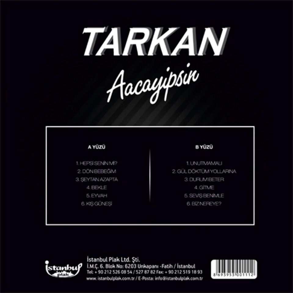 Tarkan Aacayipsin - Plak