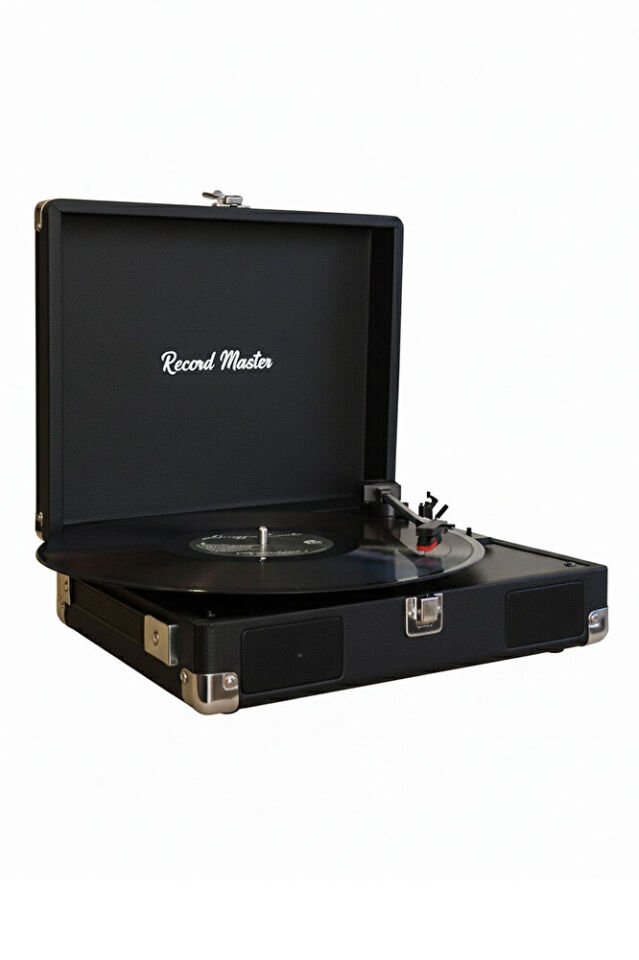 RM-311 Pikap - Tüm Plaklar İle Uyumlu- Power Banklere Bağlanarak Kullanılabilme Siyah