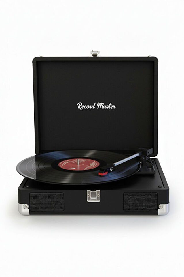 RM-311 Pikap - Tüm Plaklar İle Uyumlu- Power Banklere Bağlanarak Kullanılabilme Siyah