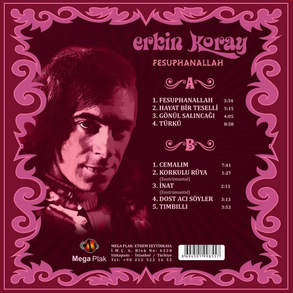 Erkin Koray Fesuphanallah - Plak