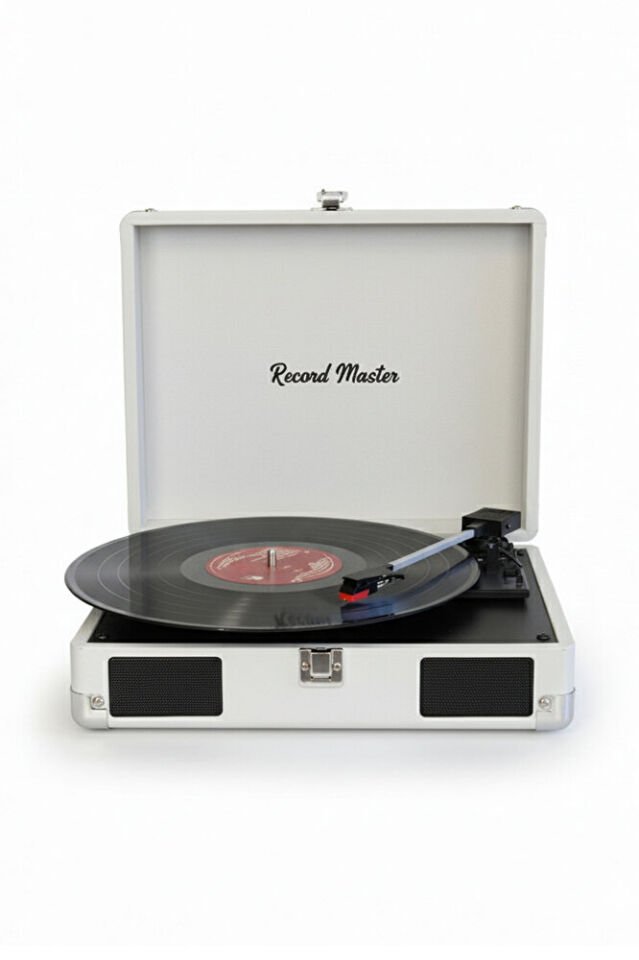 RM-311 Pikap - Tüm Plaklar İle Uyumlu- Power Banklere Bağlanarak Kullanılabilme Gri