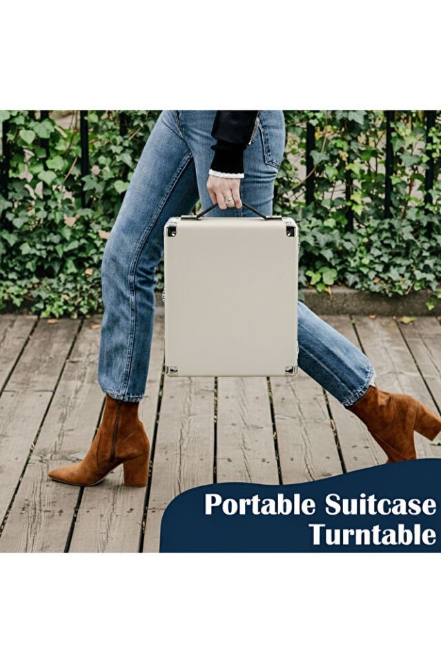 RM-311 Taşınabilir Pikap Gri | Power Bank Uyumlu  33-45 ve Devir