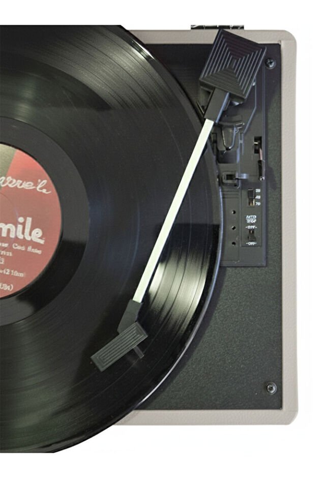 RM-311 Pikap - Tüm Plaklar İle Uyumlu- Power Banklere Bağlanarak Kullanılabilme Gri