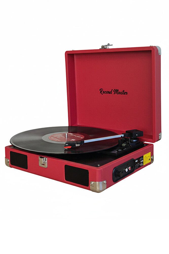 RM-311 Pikap - Tüm Plaklar İle Uyumlu- Power Banklere Bağlanarak Kullanılabilme Kırmızı