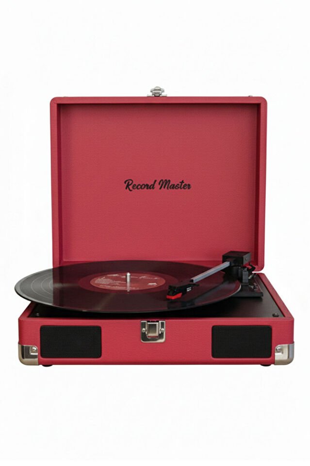 RM-311 Pikap - Tüm Plaklar İle Uyumlu- Power Banklere Bağlanarak Kullanılabilme Kırmızı