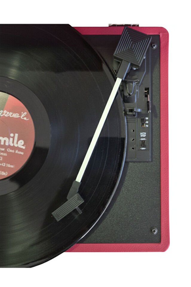 RM-311 Pikap - Tüm Plaklar İle Uyumlu- Power Banklere Bağlanarak Kullanılabilme Kırmızı