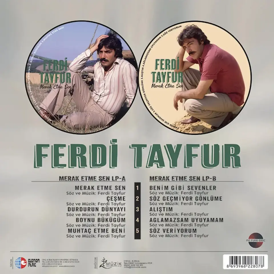 Ferdi Tayfur Merak Etme Sen - Picture Plak