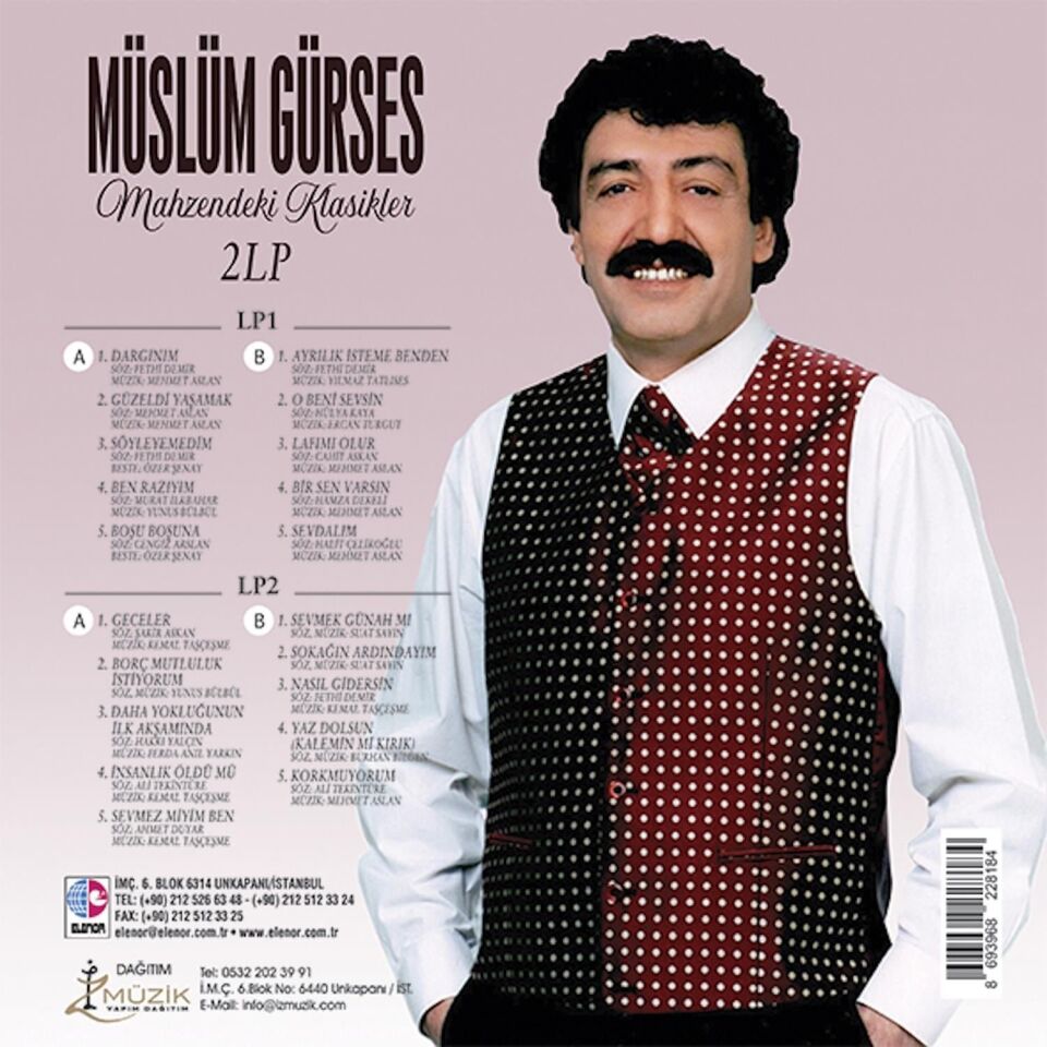 Müslüm Gürses Mahzendeki Klasikler Vol.1- 2 Plak
