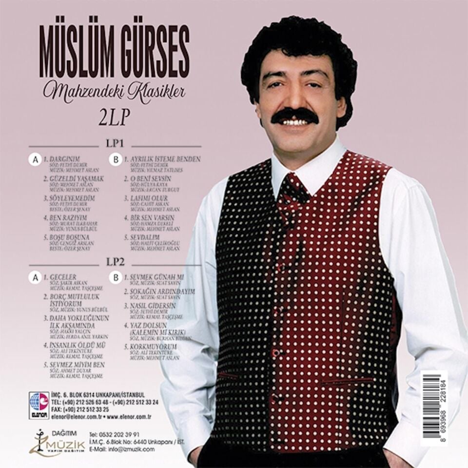 Müslüm Gürses Mahzendeki Klasikler Vol.1- 2 Plak