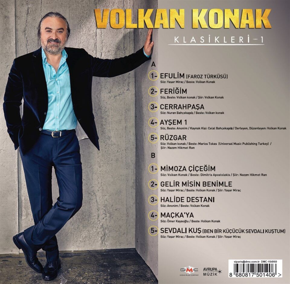 Volkan Konak Klasikler 1 - Plak