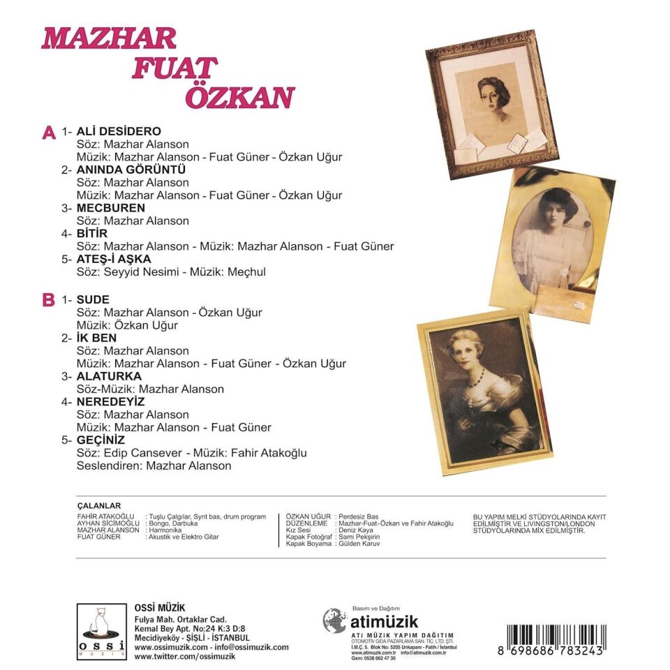 Mazhar Fuat Özkan Geldiler - Plak