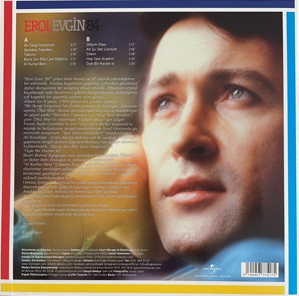 Erol Evgin 84 - Plak