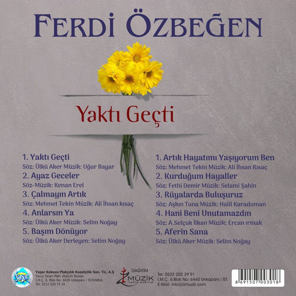 Fredi Özbeğen Yaktı Geçti - Plak