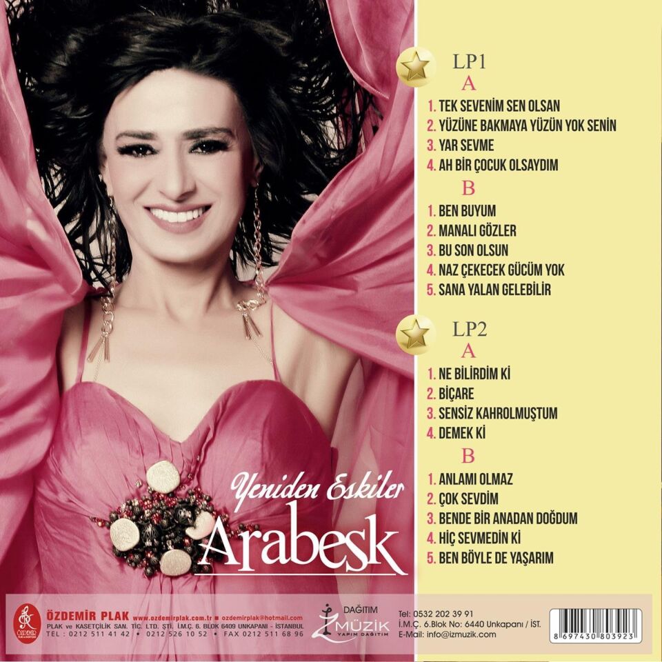 Yıldız Tilbe Arabesk - 2 Plak