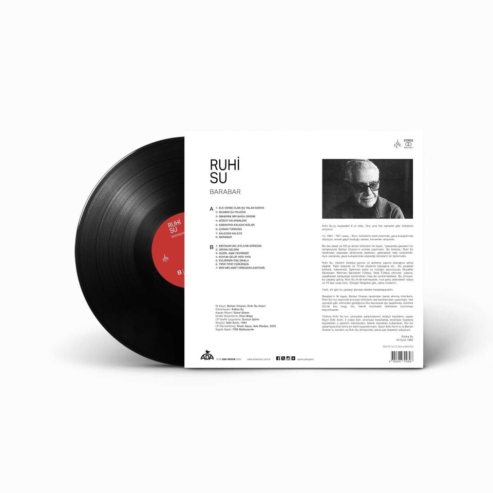 Ruhi Su Barabar - Plak
