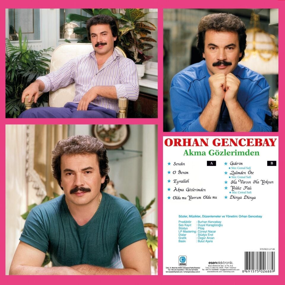 Orhan Gencebay Akma Gözlerimden - Plak