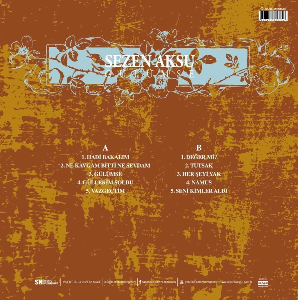 Sezen Aksu Gülümse - Plak