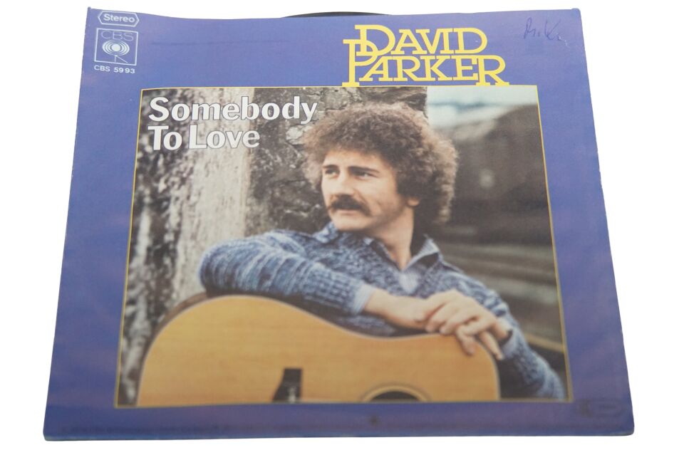 David Parker Somebody To Love - Plak
