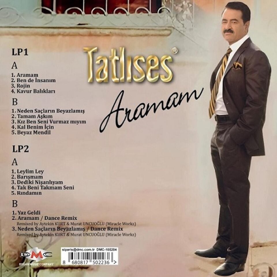 İbrahim Tatlıses Aramam - 2 Plak
