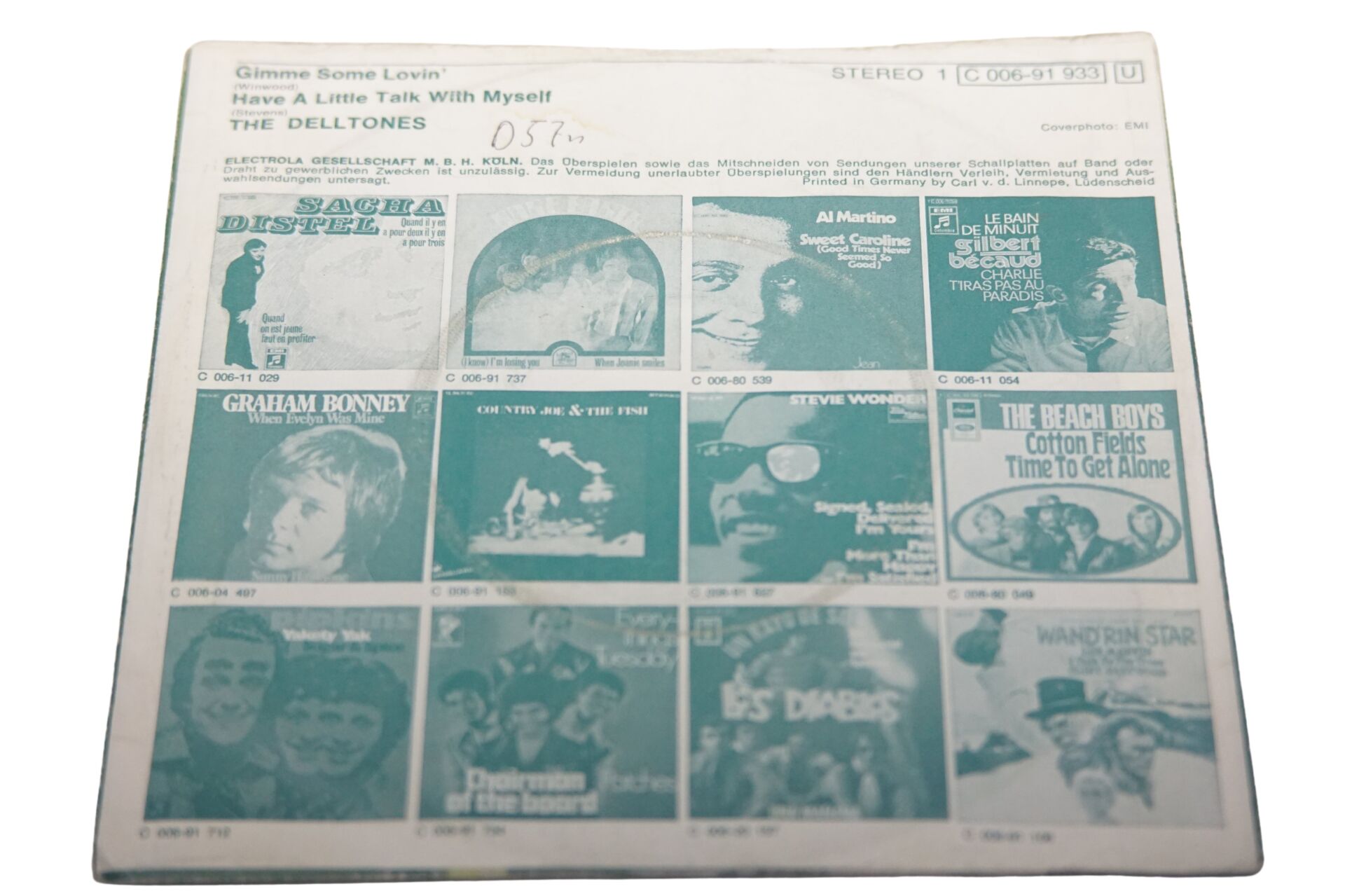 The Delltones Gimme Some Lovin - Plak