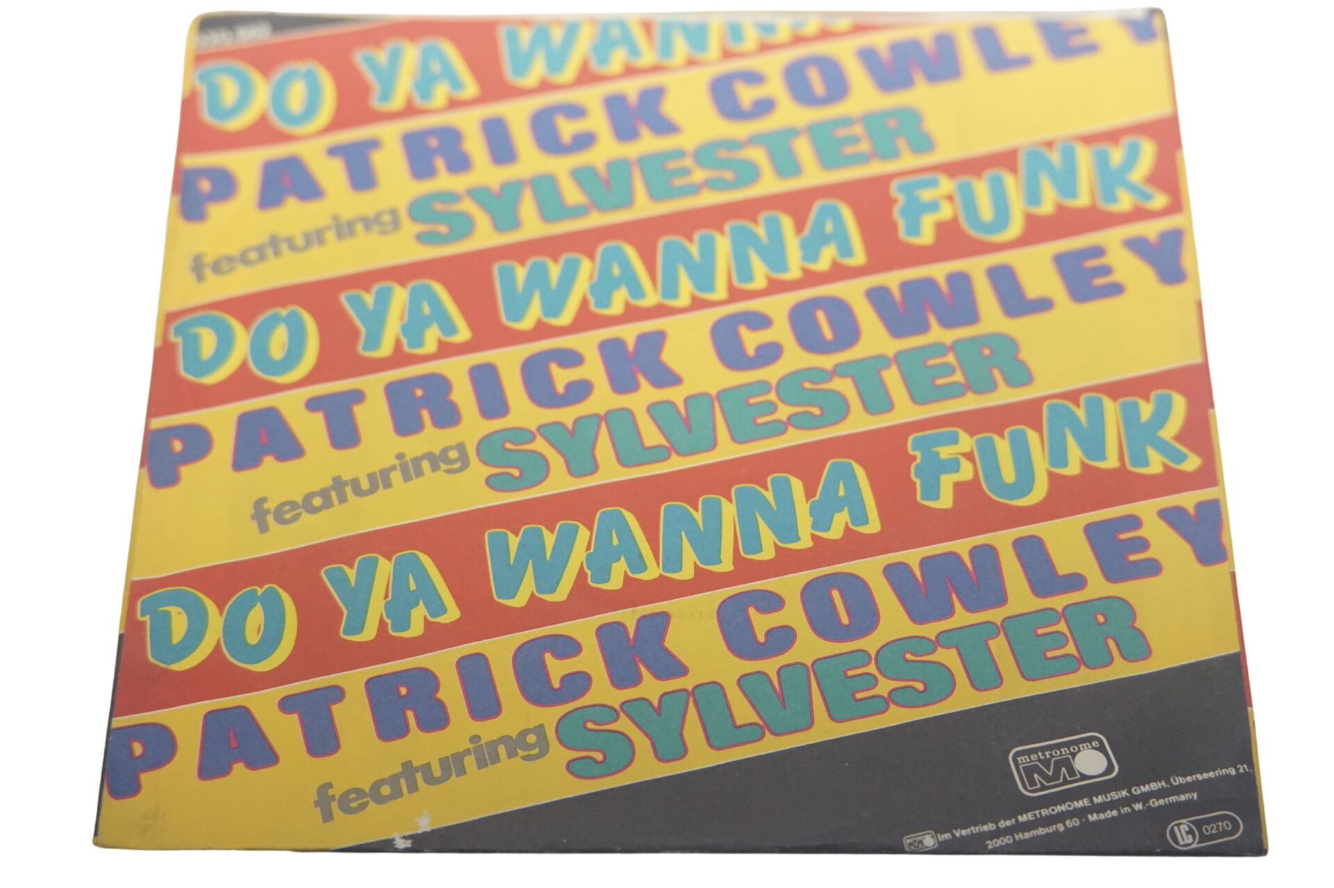 Patrick Cowley Featuring Sylvester Do Ya Wanna Funk - Plak