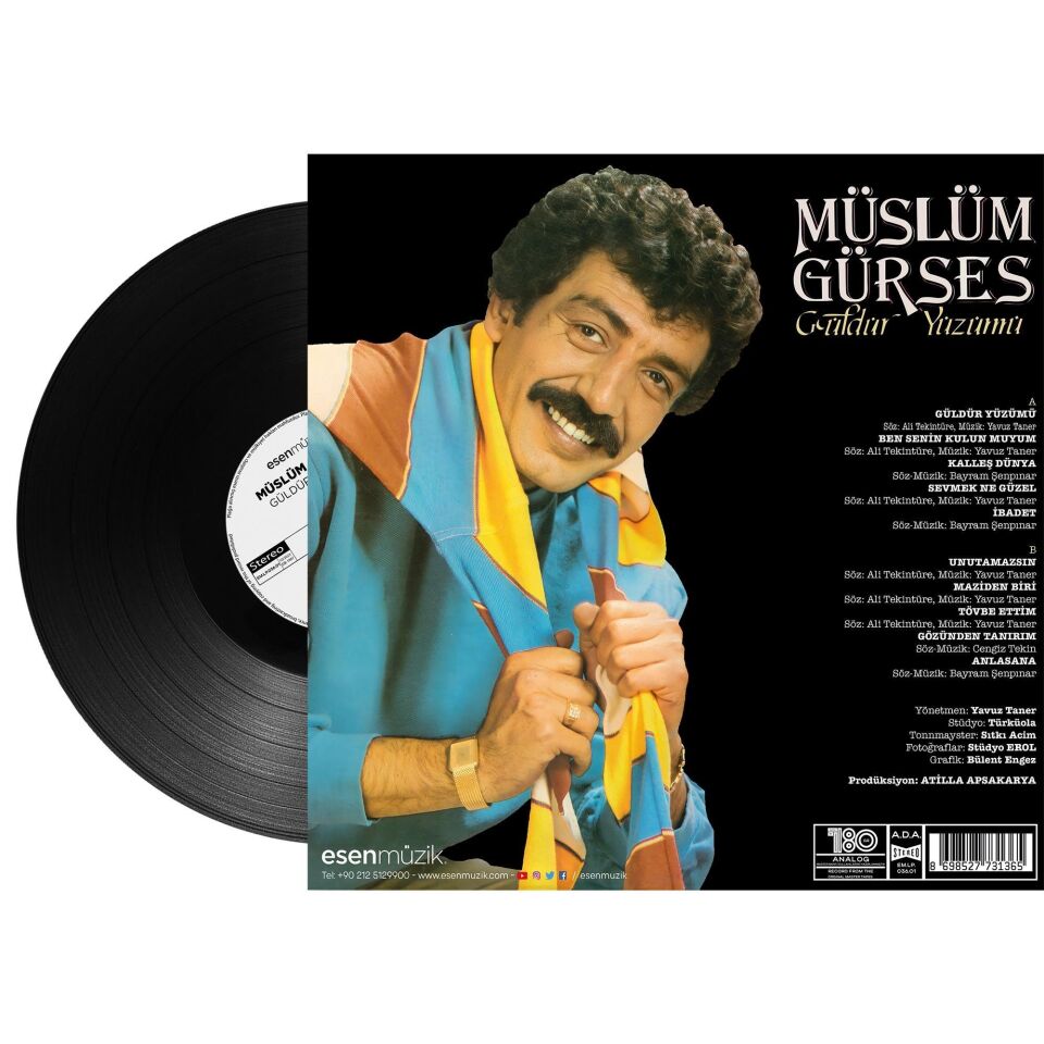 Müslüm Gürses Güldür Yüzümü - Plak
