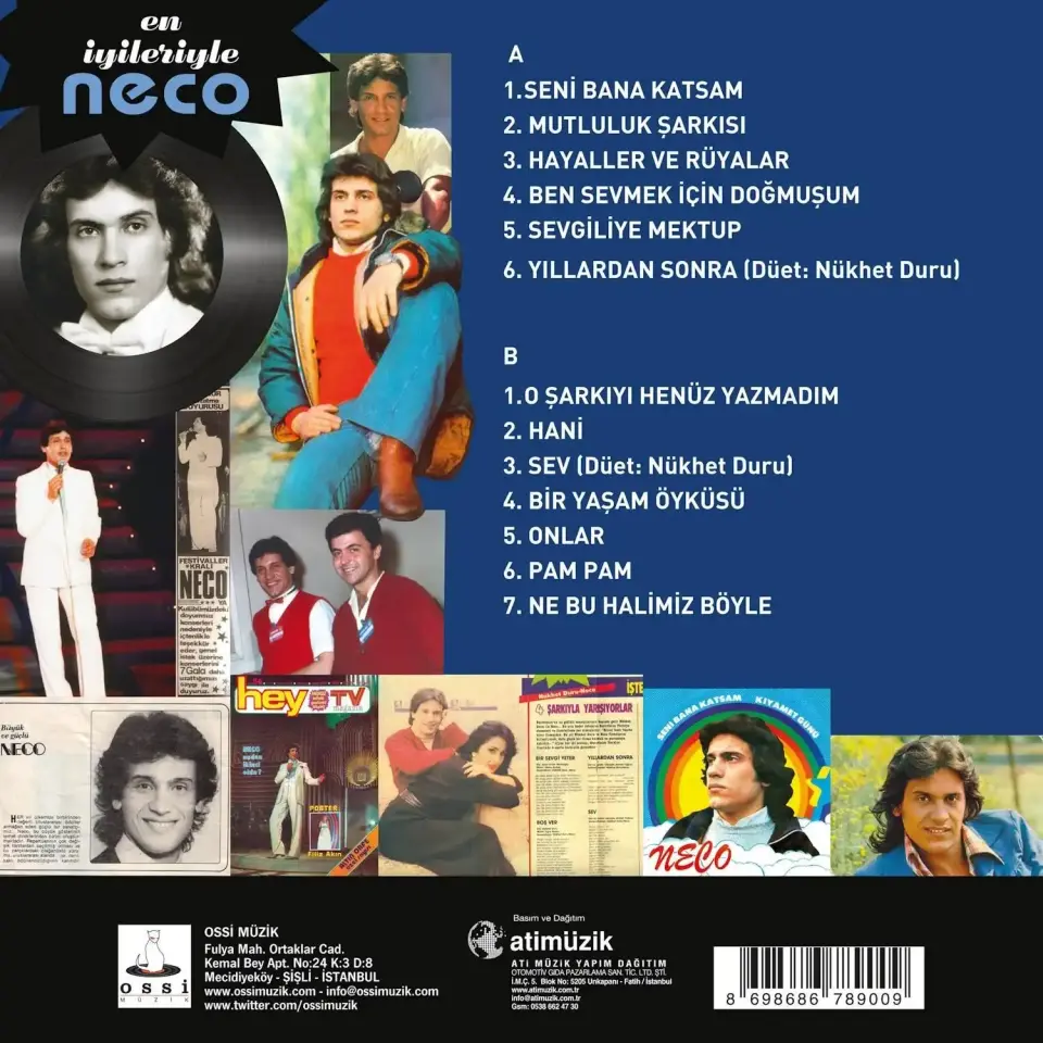 Neco Seni Bana Katsam / En iyileriyle - Plak
