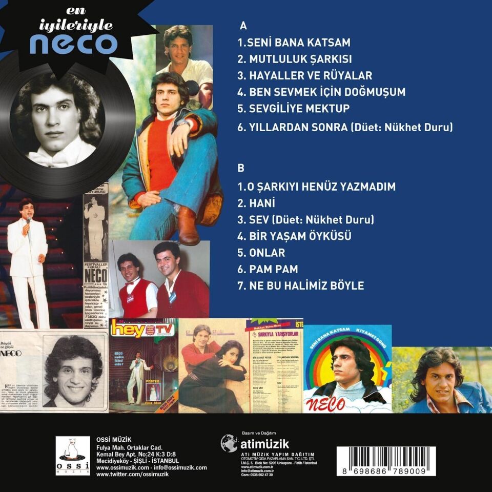 Neco Seni Bana Katsam / En iyileriyle - Plak