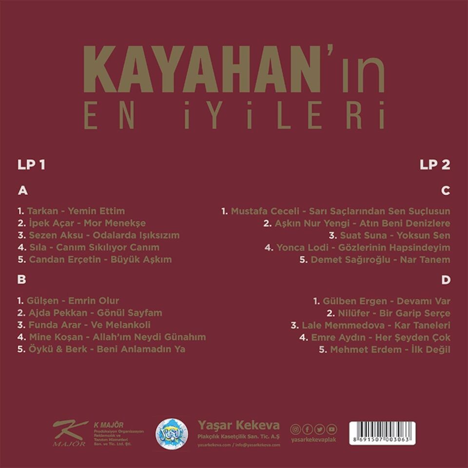 Kayahan En İyileriyle - 2 Plak