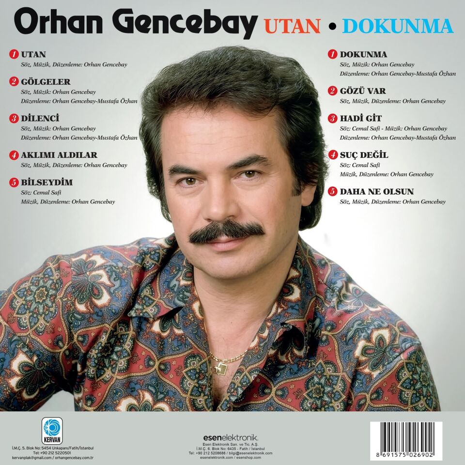 Orhan Gencebay Utan Dokunma - Plak