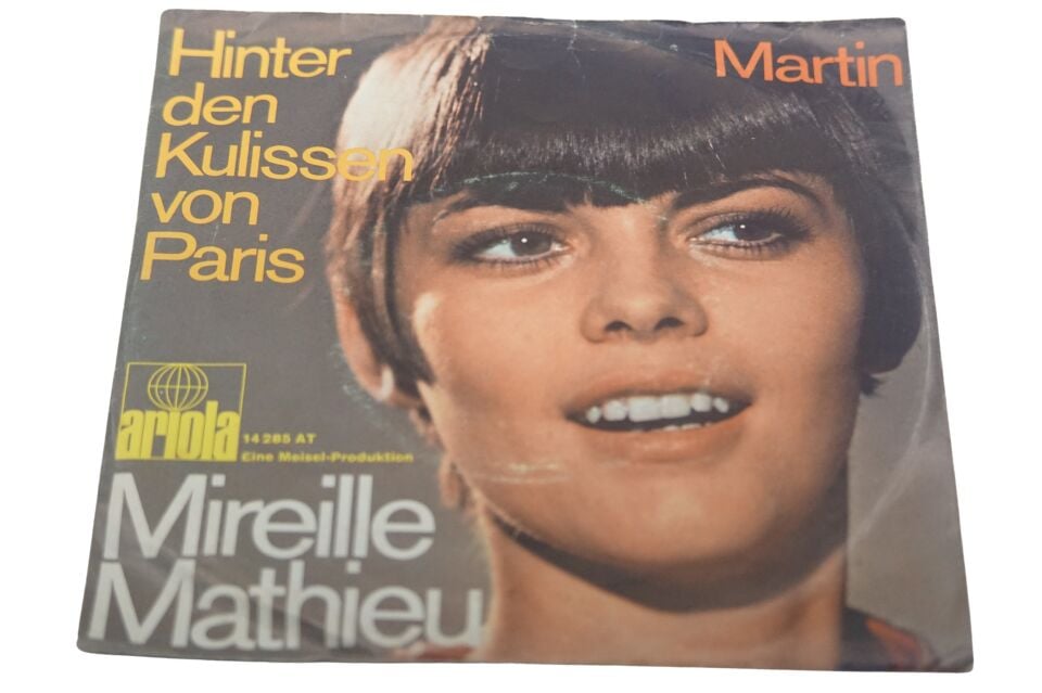 Mireille Mathieu Hinter Den Kulissen Von Paris / Martin - Plak
