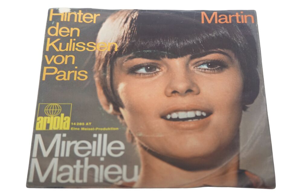 Mireille Mathieu Hinter Den Kulissen Von Paris / Martin - Plak