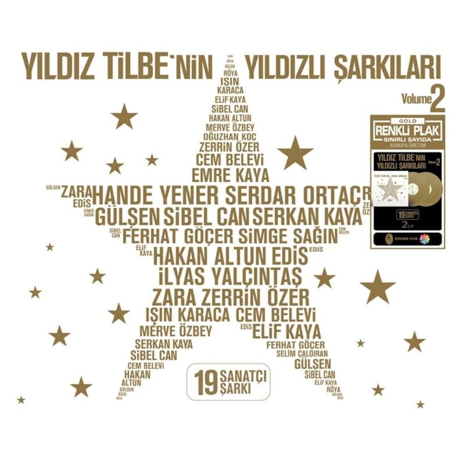 Yıldız Tilbe'nin Yıldızlı Şarkıları Volume 2 - Renkli 2 Plak