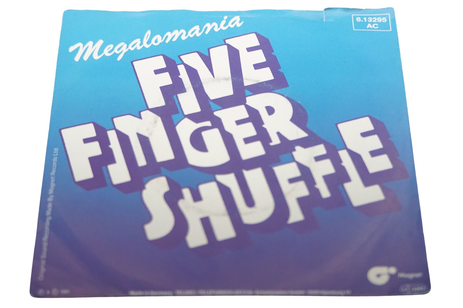 Megalomania Five Finger Shuffle - Plak