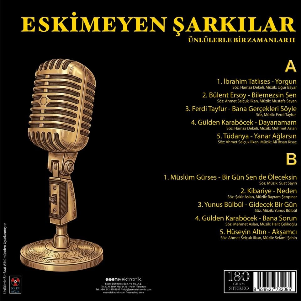 Eskimeyen Şarkılar Ünlülerle Bir Zamanlar II - Plak