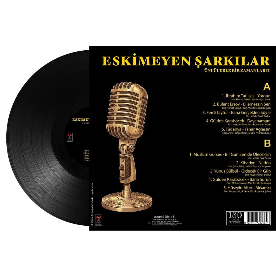Eskimeyen Şarkılar Ünlülerle Bir Zamanlar II - Plak