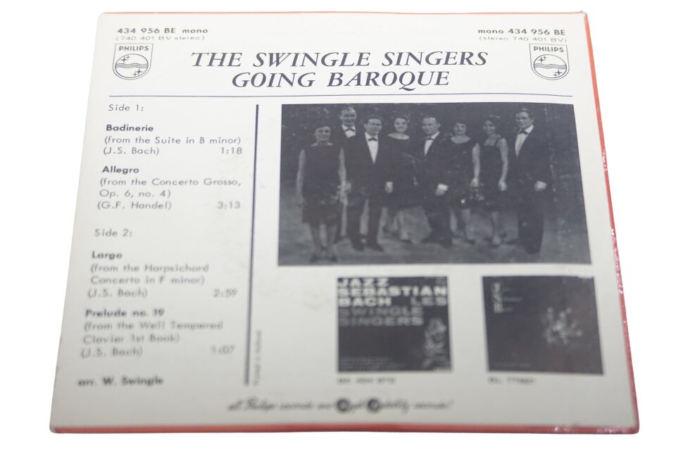 The Swingle Singers Going Baroque (Swinging The Hits Of J.S. Bach, Handel) - Plak