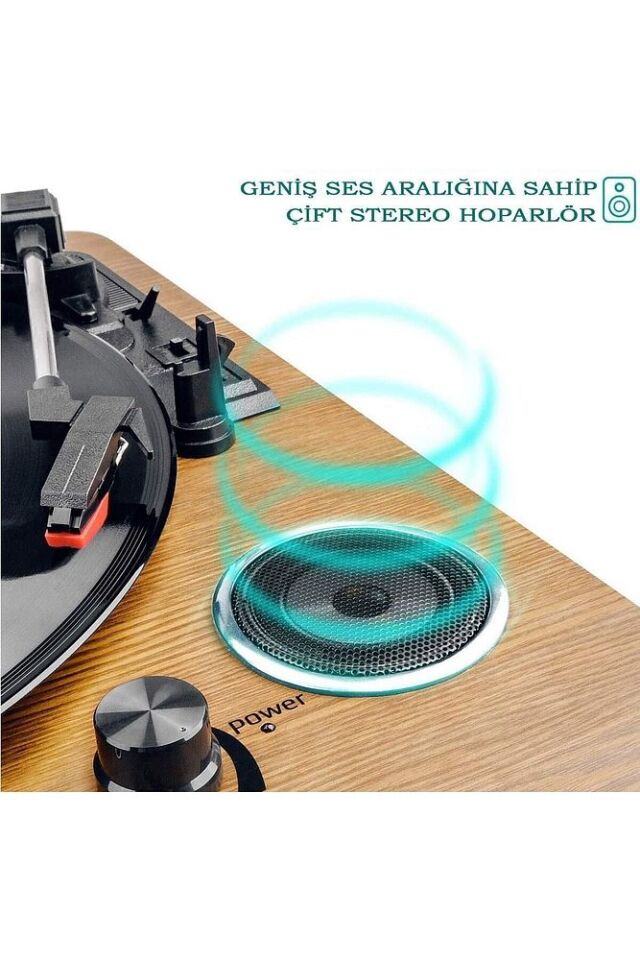 TT249 Retro Pikap Bluetooth Mp3 Kayıt Özelliği
