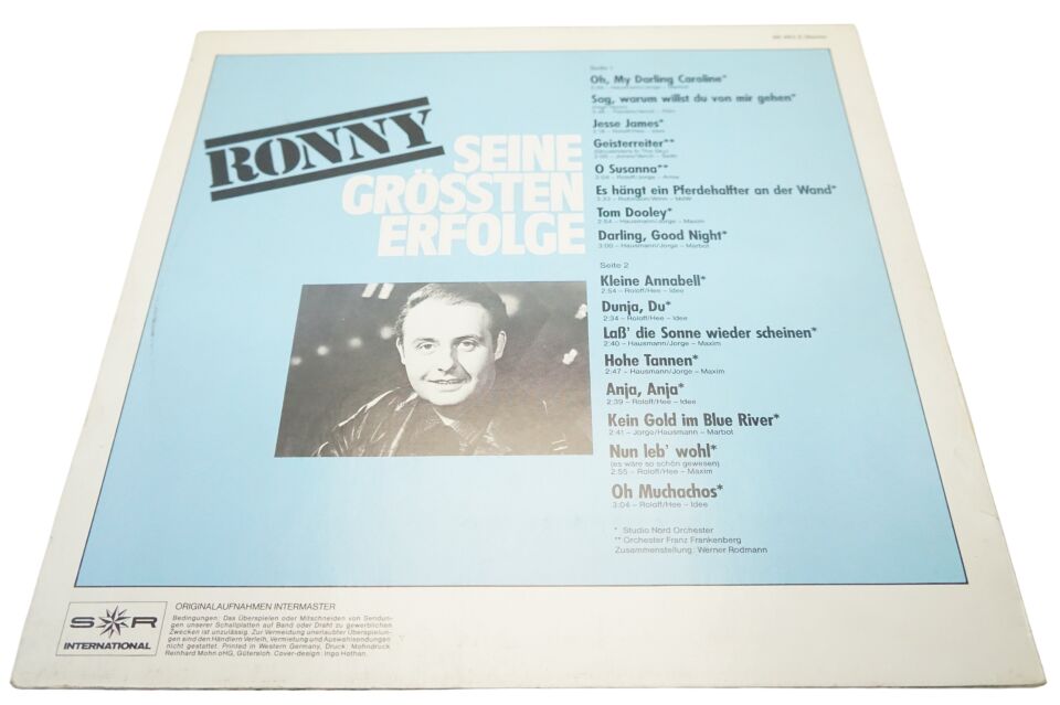 Ronny Seine Grössten Erfolge - Plak