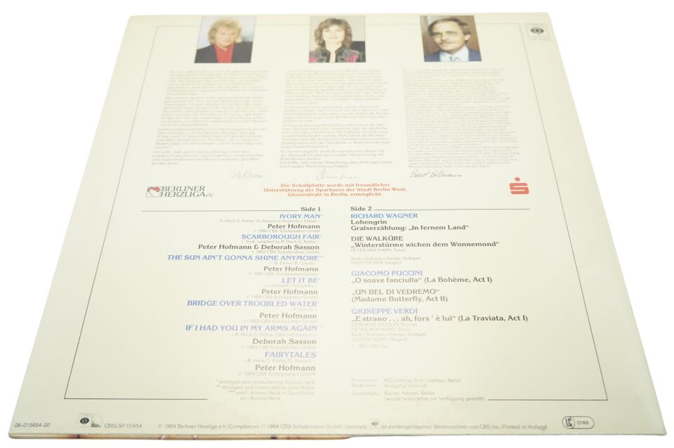 Peter Hofmann & Deborah Sasson Lieblingslieder - Plak