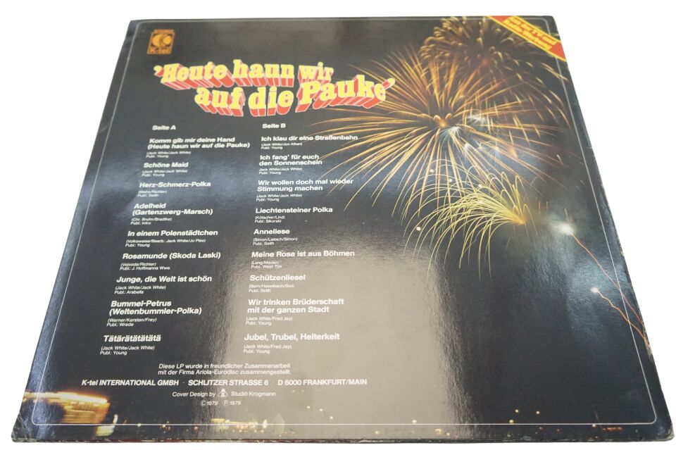 Tony Marshall Heute Haun Wir Auf Die Pauke - Plak