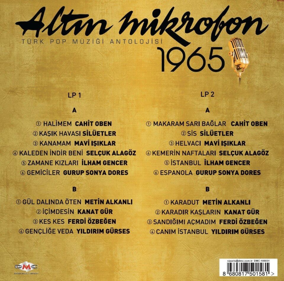 Altın Mikrofon 1965 Çeşitli Sanatçılar - 2 Plak
