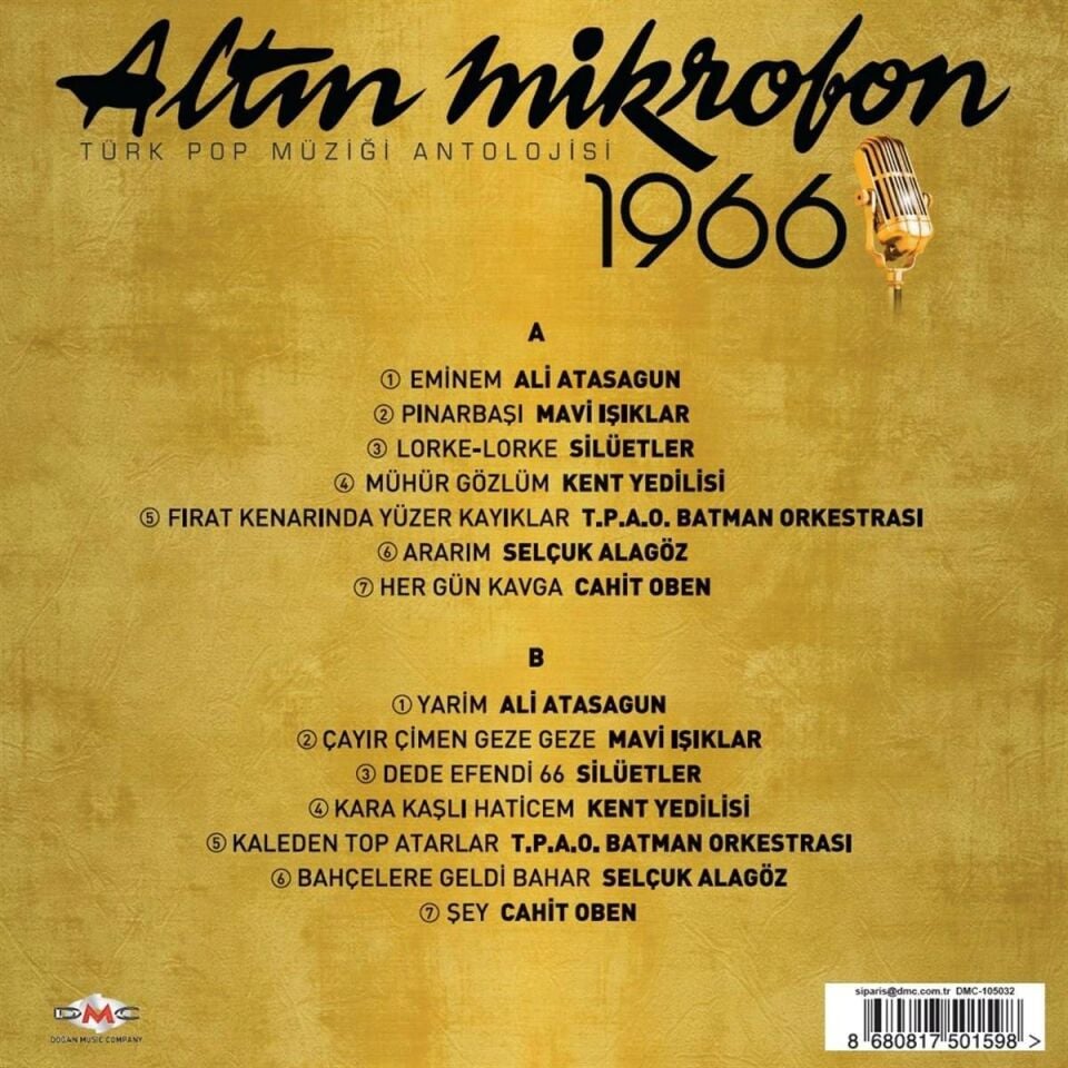 Altın Mikrofon 1966 Çeşitli Sanatçılar - Plak
