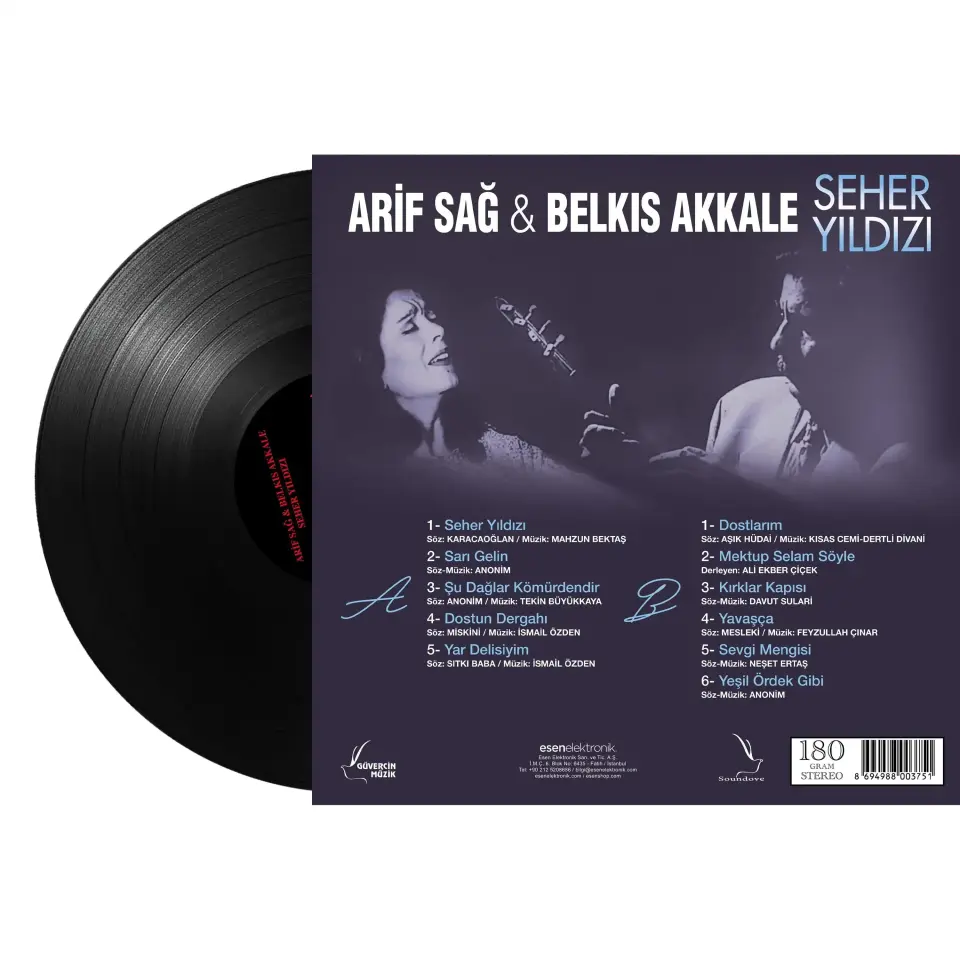 Arif Sağ Belkıs Akkale Seher Yıldızı - Plak