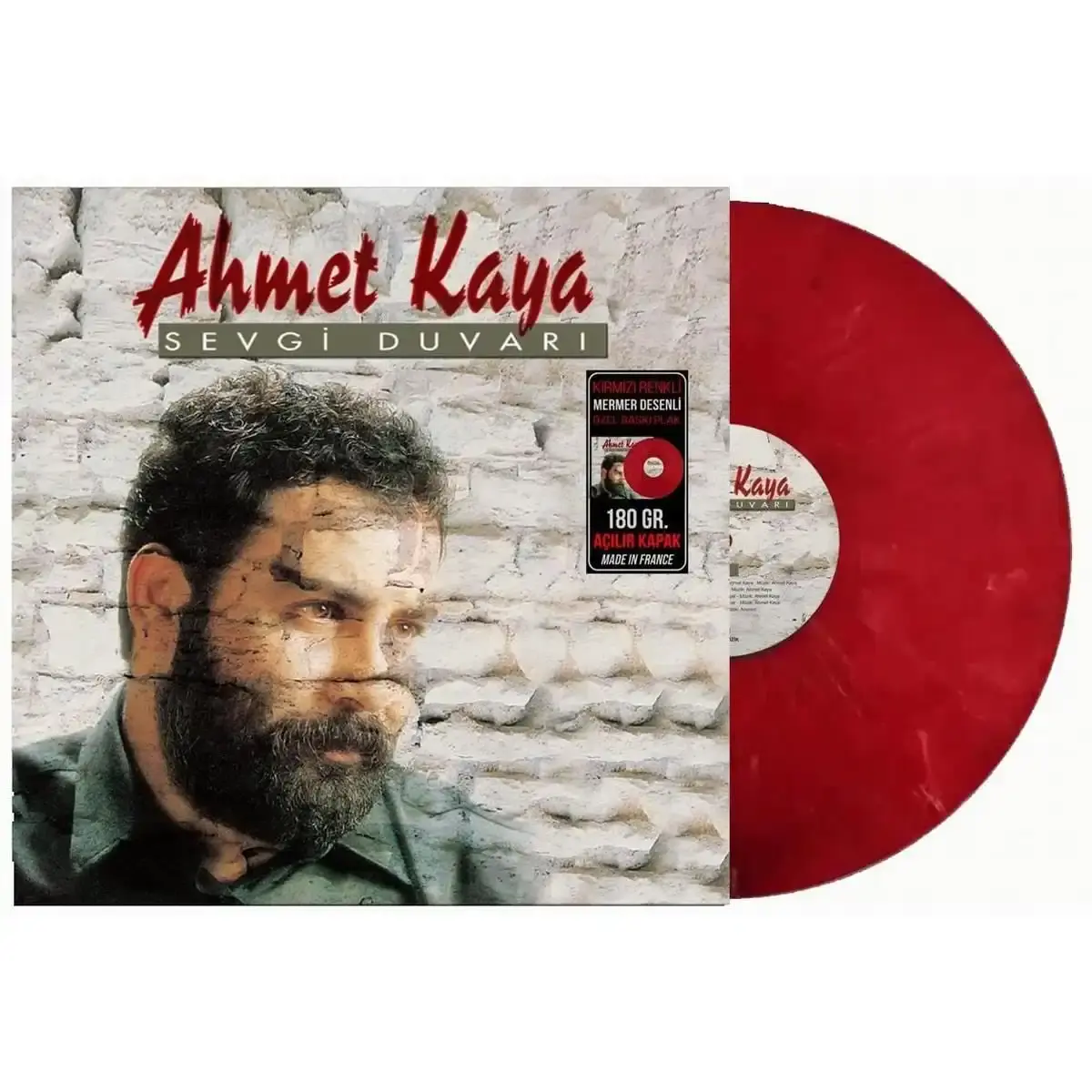 Ahmet Kaya Sevgi Duvarı - Kırmızı Baskı Plak