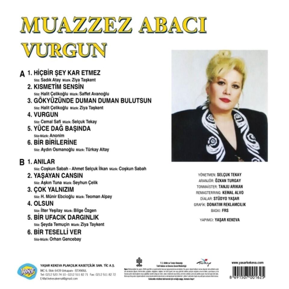 Muazzez Abacı Vurgun - Plak