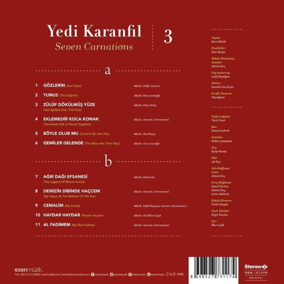Yedi Karanfil 1 - Plak