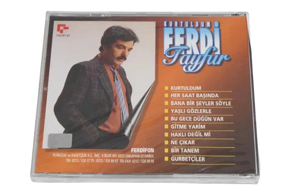Ferdi Tayfur Kurtuldum - (Ferdifon Müzik Dönem Baskı) CD
