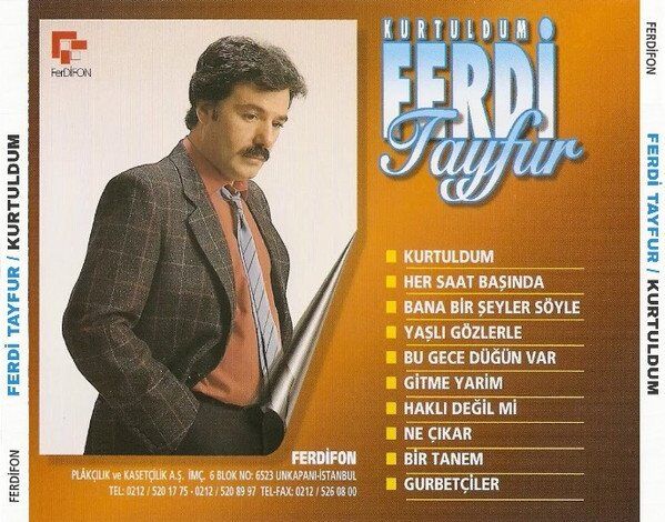 Ferdi Tayfur Kurtuldum - (Ferdifon Müzik Dönem Baskı) CD
