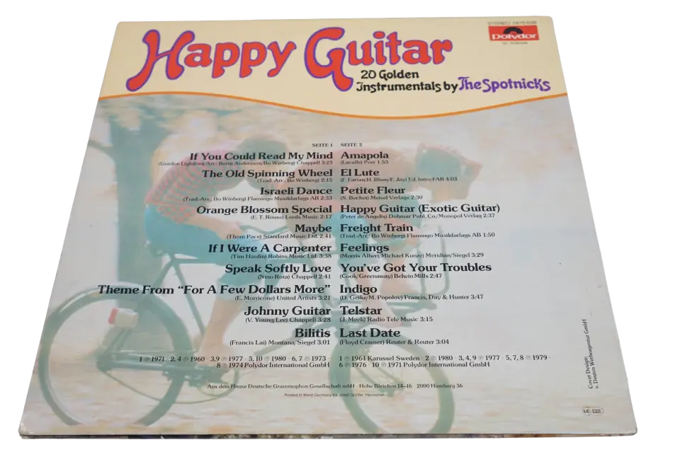 The Spotnicks Happy Guitar 20 Golden Instrumentals By The Spotnicks - Plak